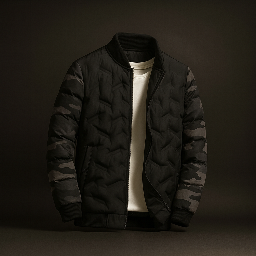 Camo Stealth Bomber Jacket