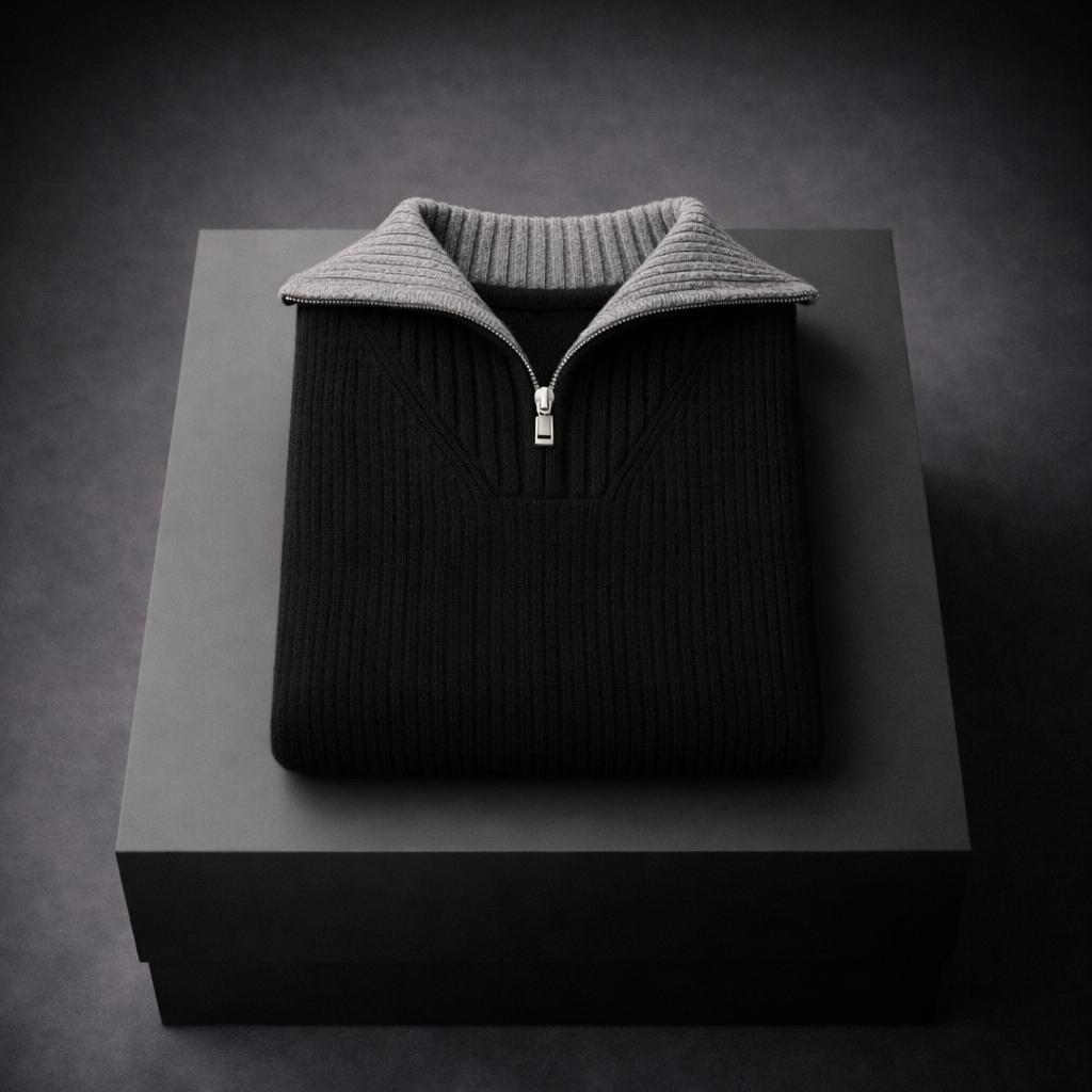 Matteo Knit Zip Sweater