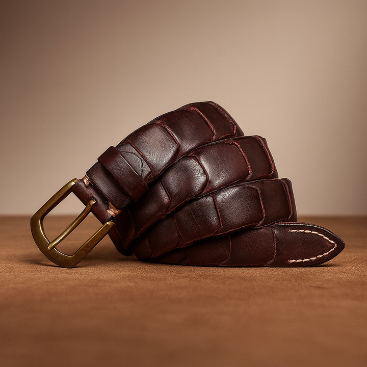 Marcello Woven Leather Belt