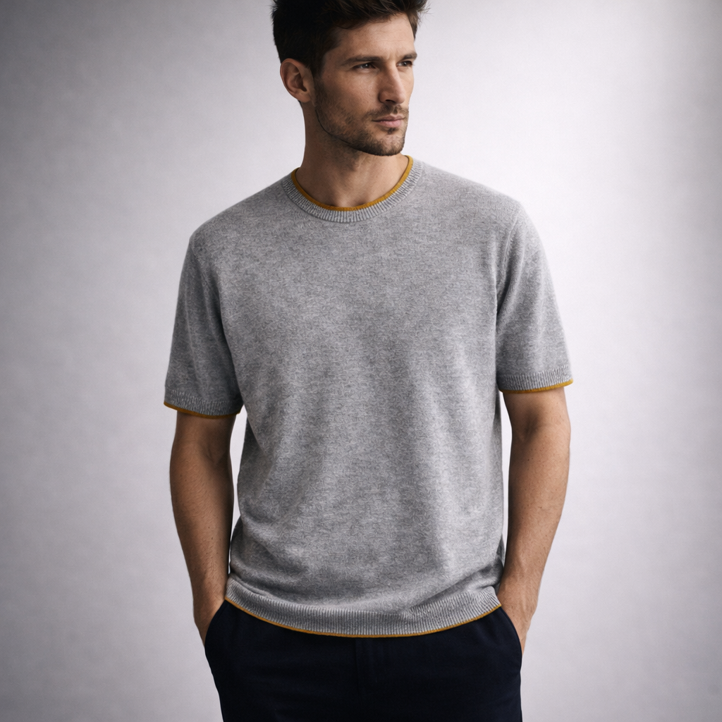 Montaro Short Sleeve Cashmere Tee