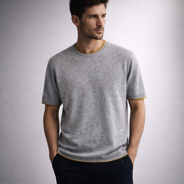 Montaro Short Sleeve Cashmere Tee