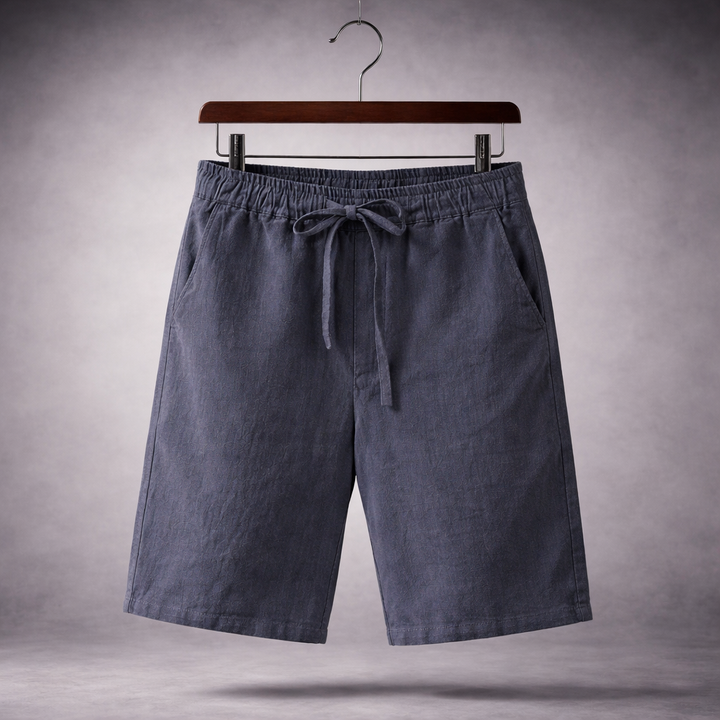 Santino Linen Cotton Blend Shorts
