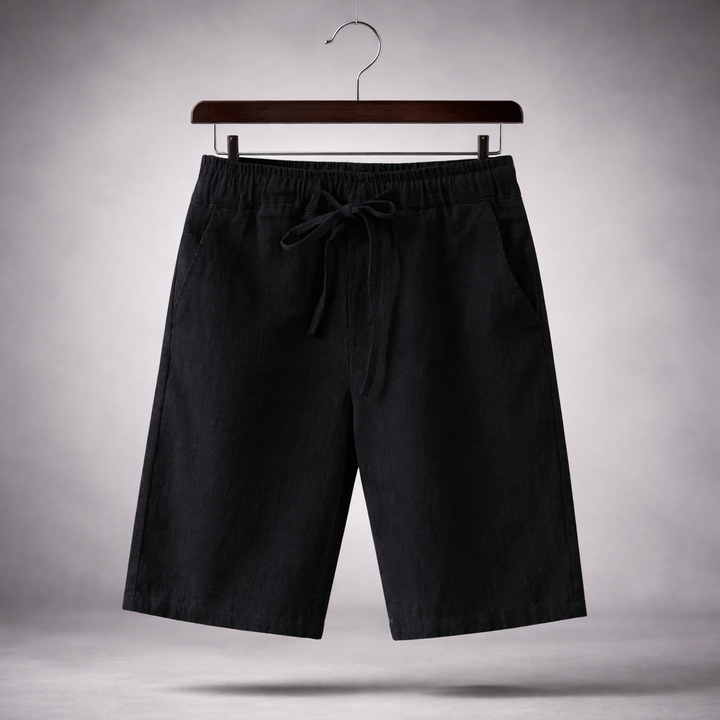 Santino Linen Cotton Blend Shorts