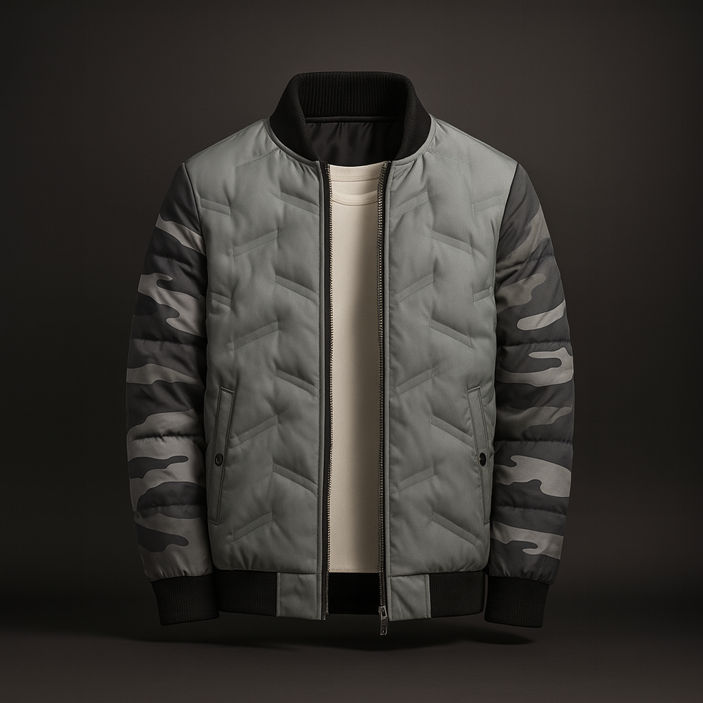 Camo Stealth Bomber Jacket