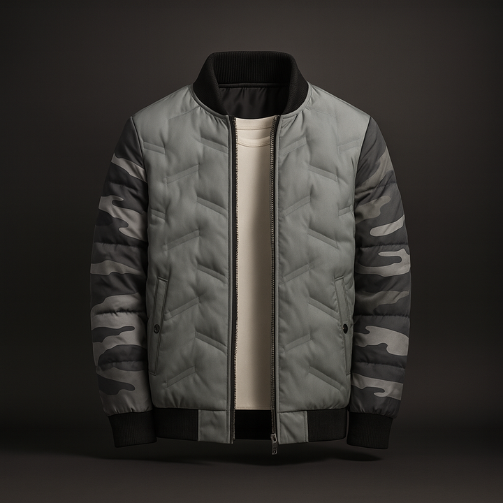 Camo Stealth Bomber Jacket