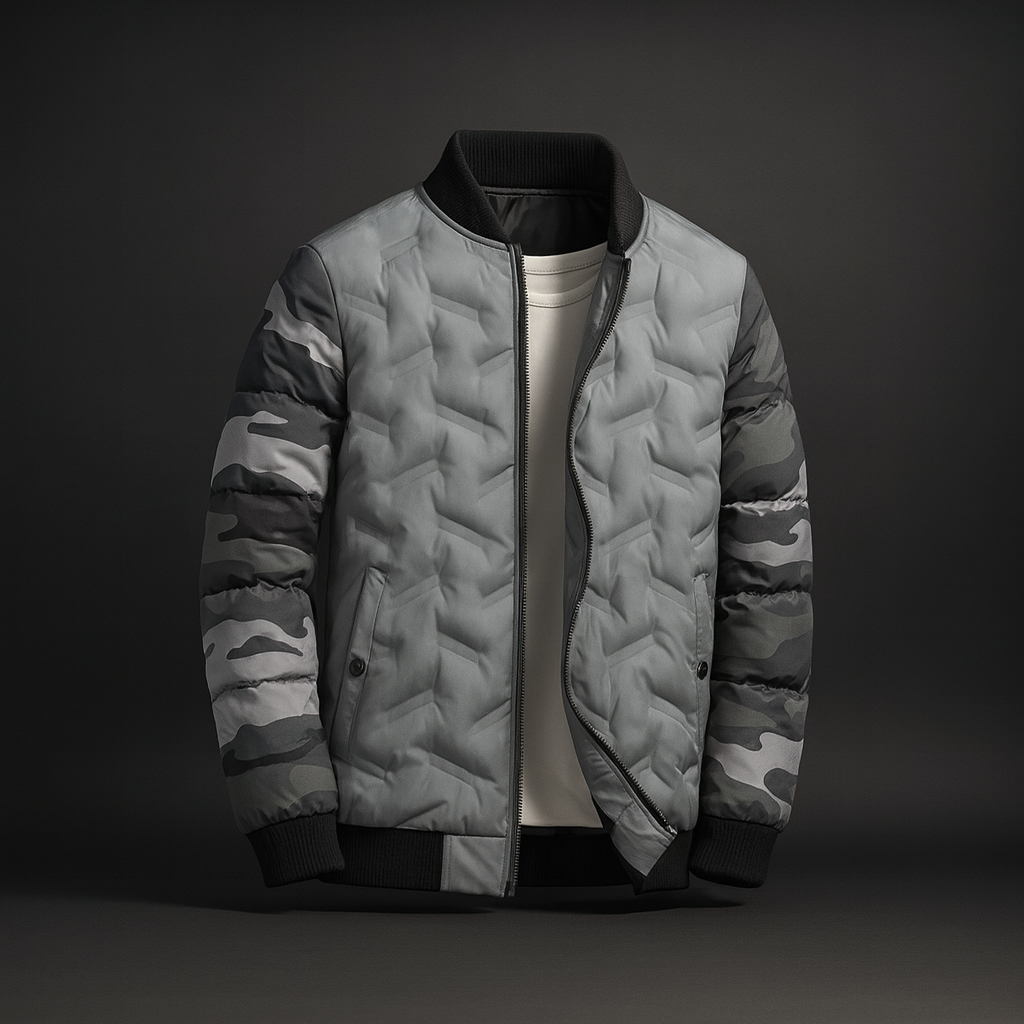 Camo Stealth Bomber Jacket