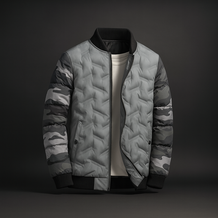 Camo Stealth Bomber Jacket