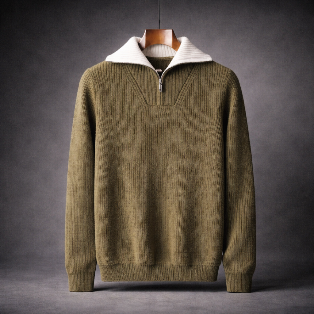 Matteo Knit Zip Sweater
