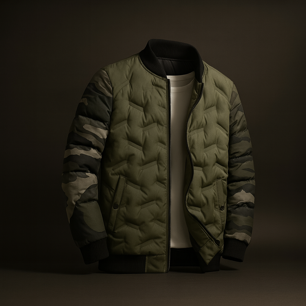 Camo Stealth Bomber Jacket