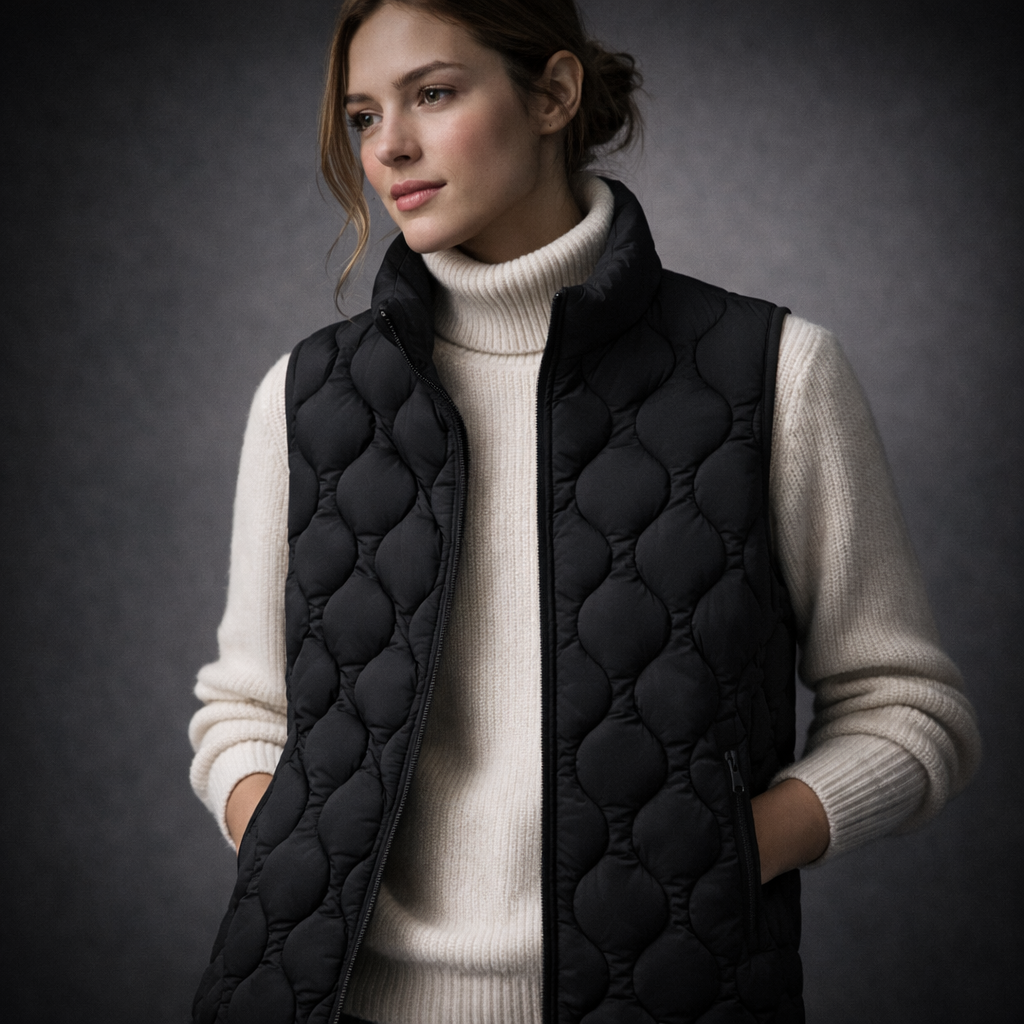 Luna Cotton Puffer Vest