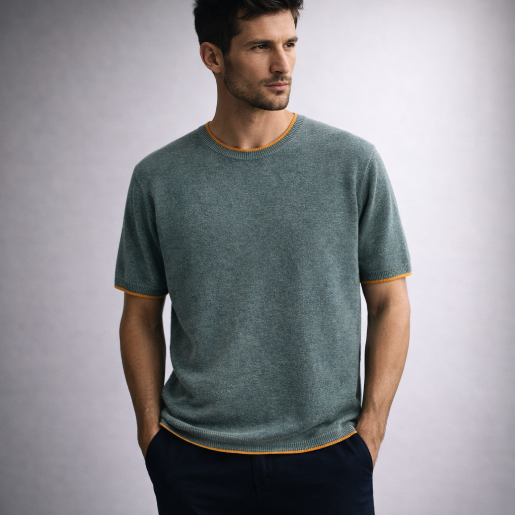 Montaro Short Sleeve Cashmere Tee