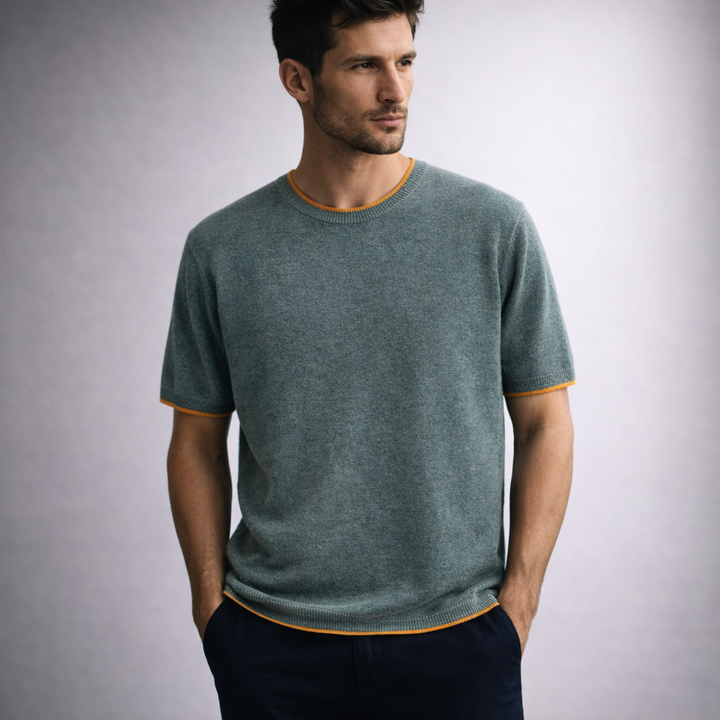 Montaro Short Sleeve Cashmere Tee