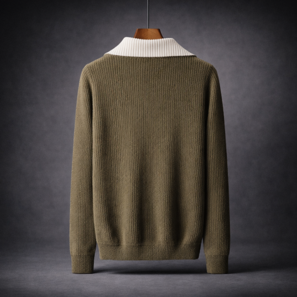 Matteo Knit Zip Sweater