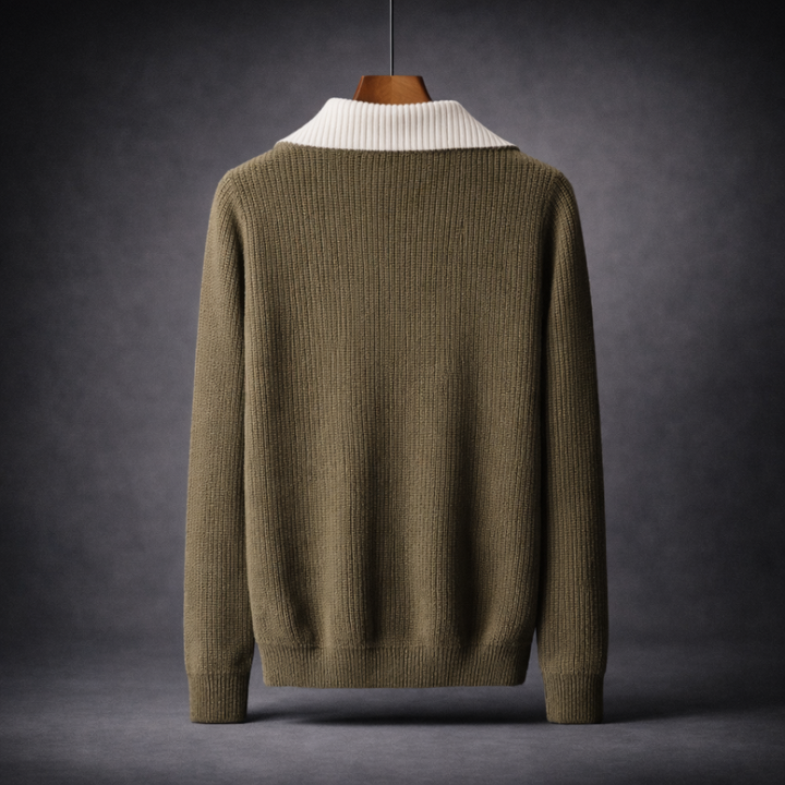 Matteo Knit Zip Sweater