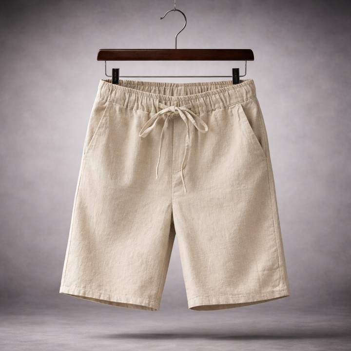 Santino Linen Cotton Blend Shorts