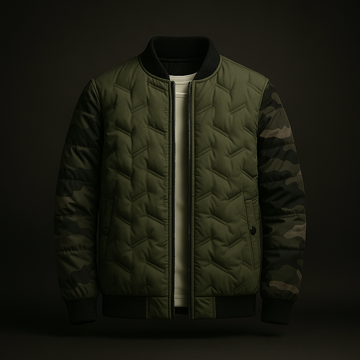 Camo Stealth Bomber Jacket