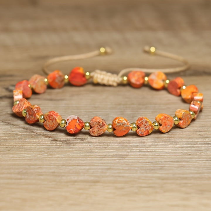 Aurelia Heart Stone Bracelet