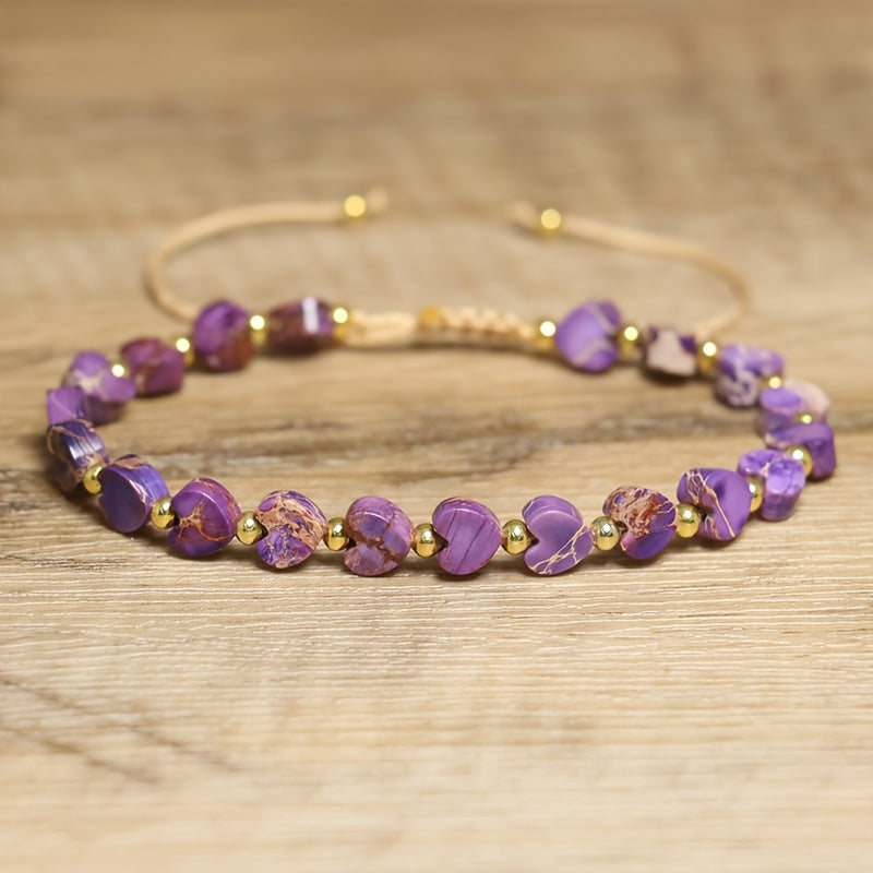 Aurelia Heart Stone Bracelet