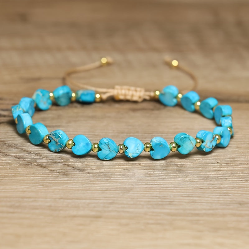Aurelia Heart Stone Bracelet