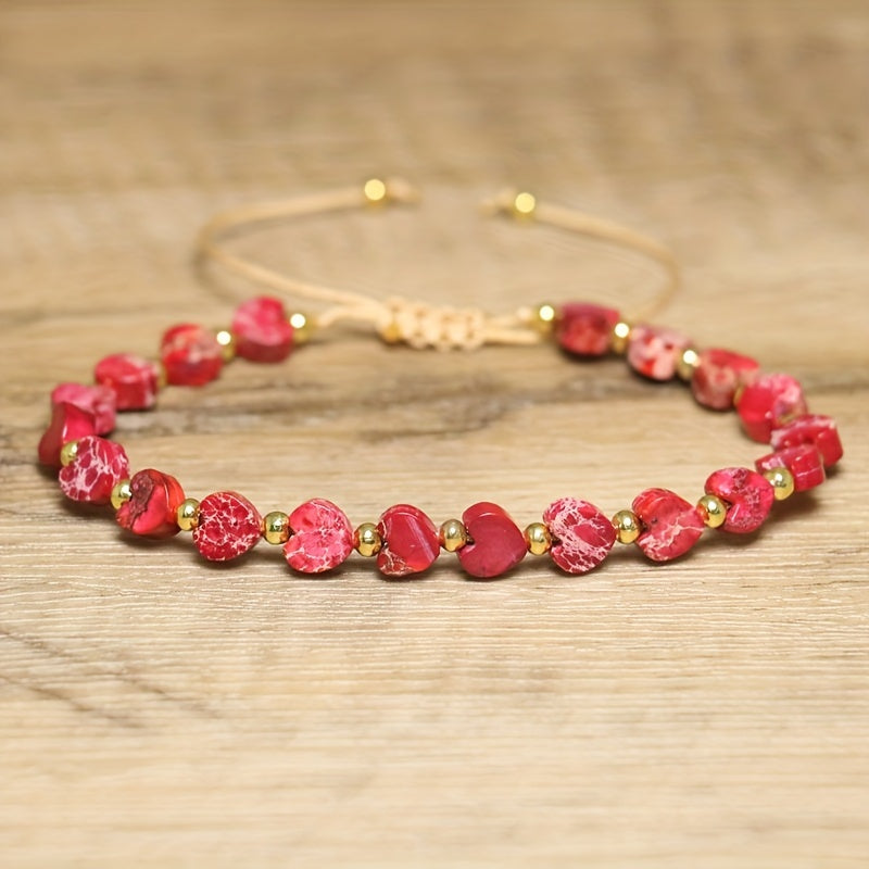Aurelia Heart Stone Bracelet
