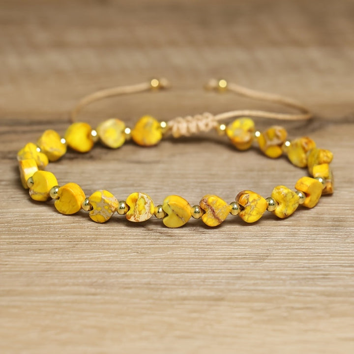 Aurelia Heart Stone Bracelet